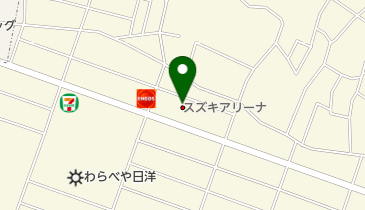 スズキ自販湘南スズキアリーナ湘南はしもとの地図画像