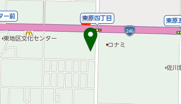 タイヤ流通センター座間東原店の地図画像