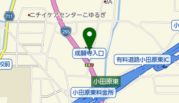 タイヤ流通センター小田原東インター店の地図画像