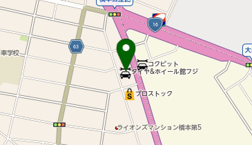 タイヤ&ホイール館フジスペシャルブランド相模原店の地図画像