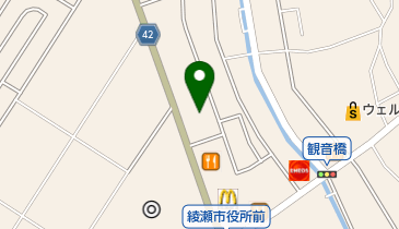 タイムズカー綾瀬の地図画像