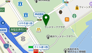 日産レンタカー横浜ランドマークタワー店の地図画像