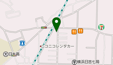 カーコンビニ倶楽部横浜日吉店(協友自動車)の地図画像