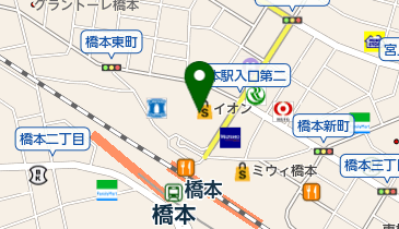 銀だこイオン橋本店の地図画像