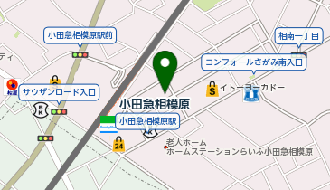 天丼てんや小田急相模原店の地図画像