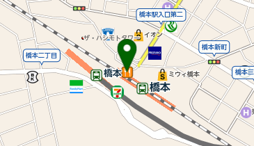 天丼てんや橋本店の地図画像