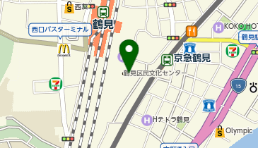 天丼てんや鶴見東口店の地図画像