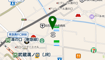 天丼てんや溝の口店の地図画像