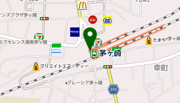 天丼てんや茅ヶ崎店の地図画像