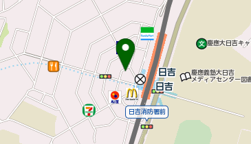 ファーストキッチン日吉店の地図画像