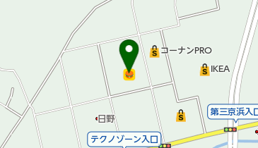 ペッパーランチコーナン港北インター店の地図画像