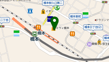 ペッパーランチミウィ橋本店の地図画像