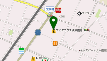ペッパーランチアピタテラス横浜綱島店の地図画像