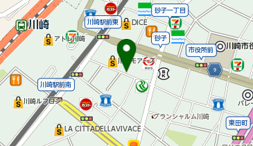 ウェンディーズファーストキッチン川崎店の地図画像