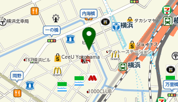 ウェンディーズファーストキッチン横浜パルナード店の地図画像