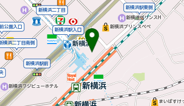 ウェンディーズファーストキッチン新横浜店の地図画像