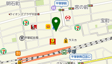 ウェンディーズファーストキッチン平塚店の地図画像