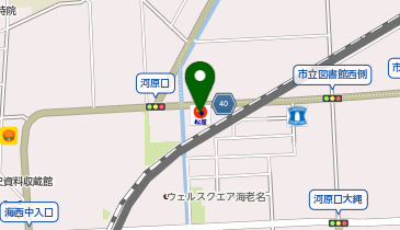 松屋海老名河原口店(松のや併設)の地図画像