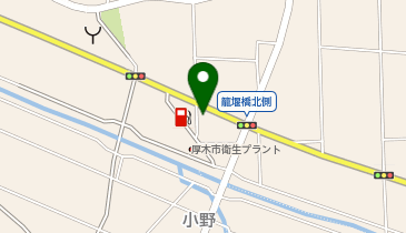 すき家厚木長谷店の地図画像