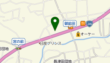 からやま横浜長津田店の地図画像