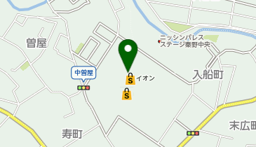 牛角焼肉食堂イオン秦野店の地図画像