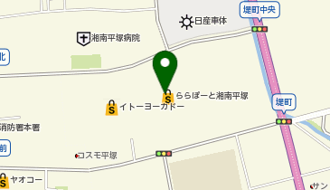 牛角焼肉食堂ららぽーと湘南平塚店の地図画像