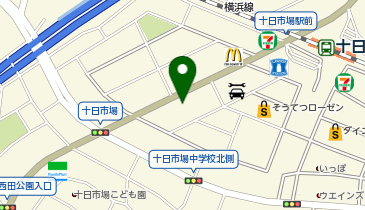 からやま横浜十日市場店の地図画像