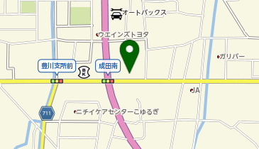 焼きたてのかるび小田原成田店の地図画像