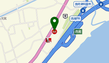 ガスト国府津店(から好し取扱店)の地図画像