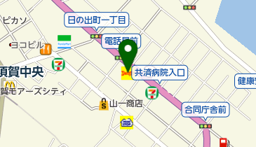 デニーズ米ヶ浜店の地図画像