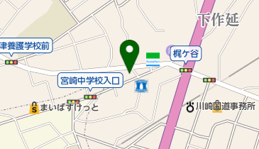 デニーズ梶ヶ谷店の地図画像