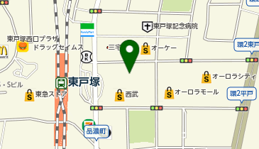 らあめん花月嵐西武東戸塚S.C.店の地図画像