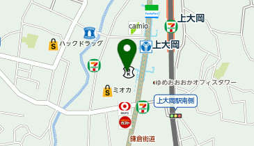 カフェ・ド・クリエプラス上大岡ミオカ店の地図画像
