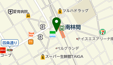 ビジネスホテルエンブレムの地図画像