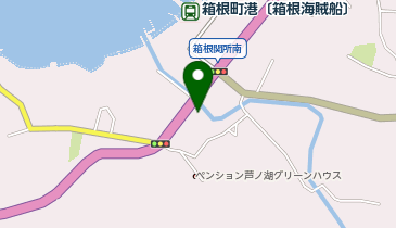 花の湖旅館の地図画像