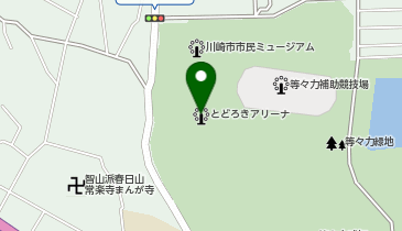 東急ドレッセとどろきアリーナの地図画像