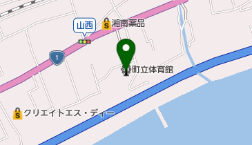 町立体育館の地図画像