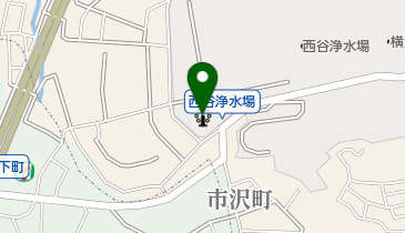 水道局西谷体育施設の地図画像
