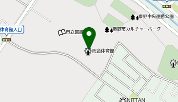 秦野市カルチャーパーク総合体育館の地図画像