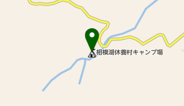 相模湖休養村キャンプ場の地図画像