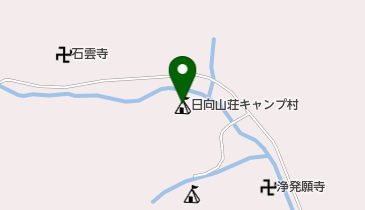 日向山荘キャンプ村の地図画像