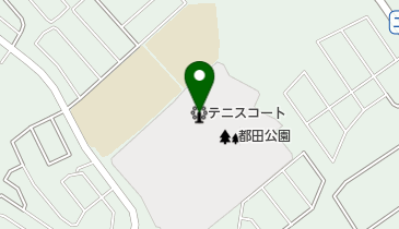 都田公園テニスコートの地図画像
