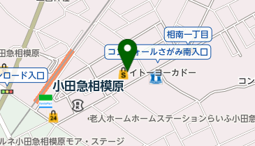 セブンカルチャークラブ相模原の地図画像