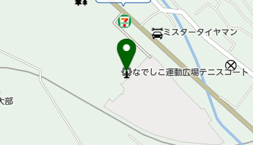 なでしこ運動広場テニスコートの地図画像