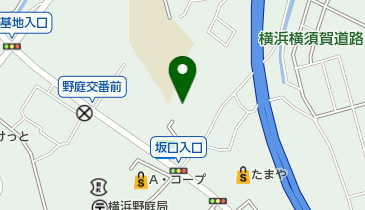 横浜グリーンテニスクラブの地図画像