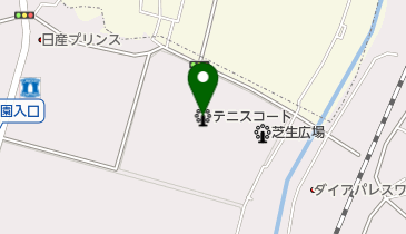 金井公園テニスコートの地図画像