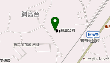 綱島公園テニスコートの地図画像