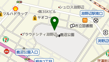 鹿沼公園テニス場の地図画像