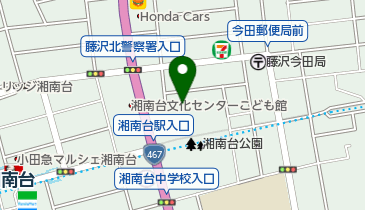 湘南台公園テニスコートの地図画像