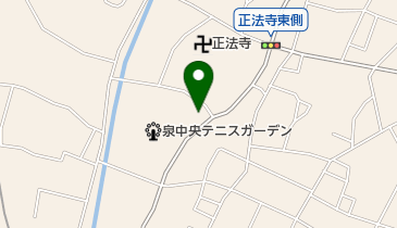 泉中央テニスガーデンの地図画像